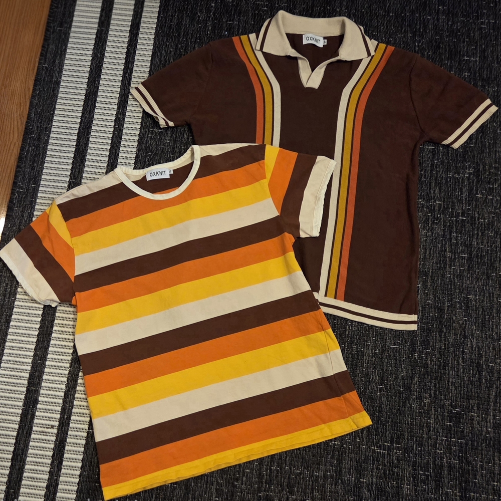 Vintage 70s Style Oxknit Shirt Lot Size XL